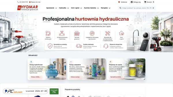 hydmar.com.pl screenshot