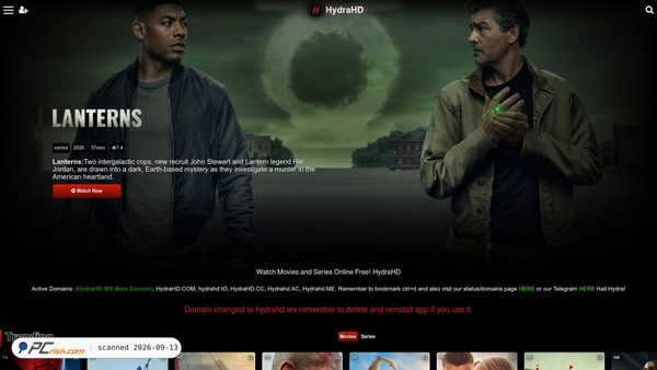 hydrahd.io screenshot