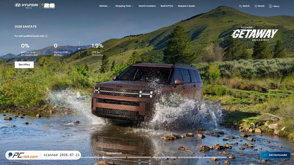 hyundai.com screenshot