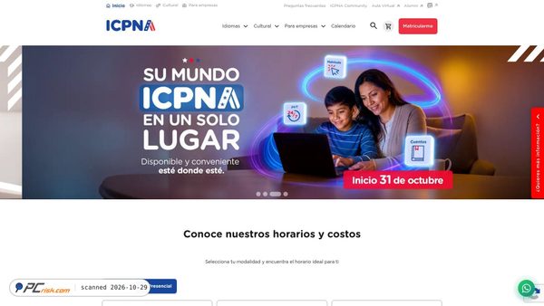 icpna.edu.pe screenshot
