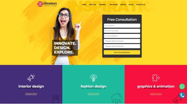 ideamax.co.in screenshot