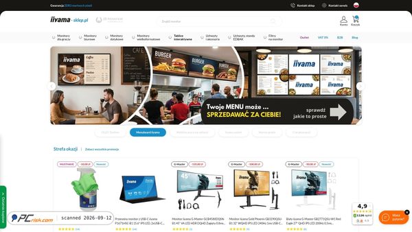 iiyama-sklep.pl screenshot