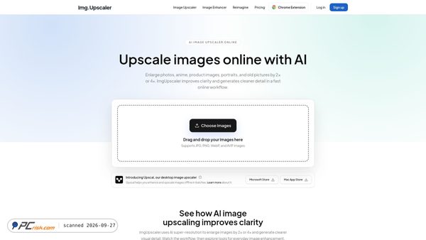 imgupscaler.com screenshot