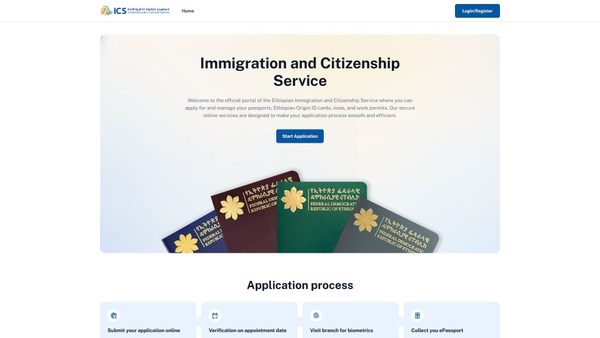 immigration.gov.et screenshot