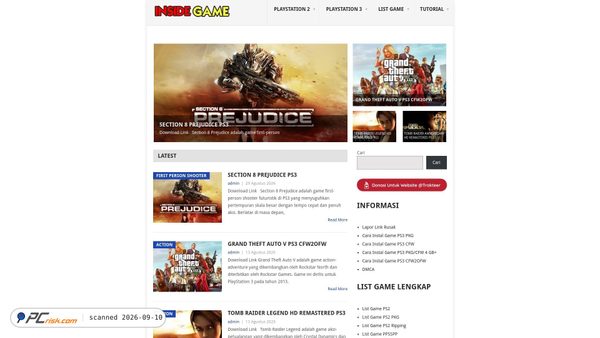 in-sidegame.com screenshot