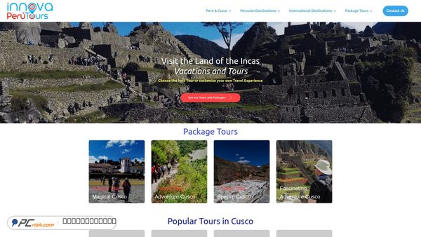 innovaperutours.com screenshot