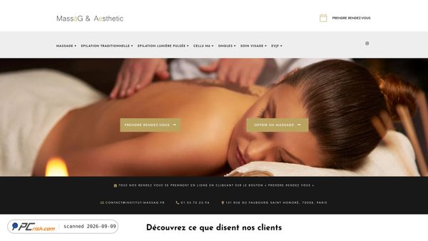institut-massag.fr screenshot