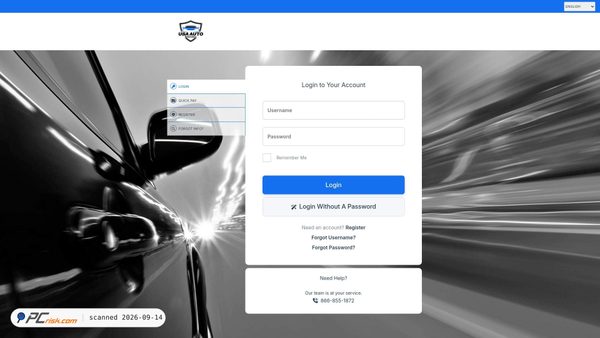 insured.usaauto.com screenshot