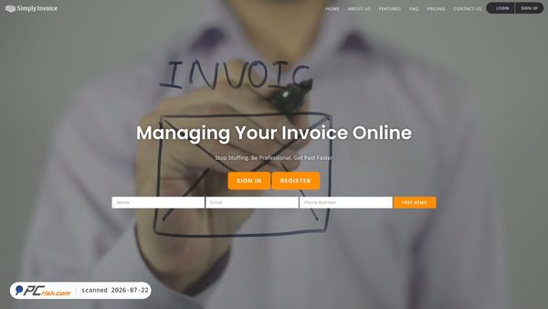 invoicemadesimple.com screenshot