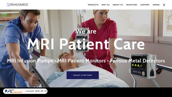 iradimed.com screenshot