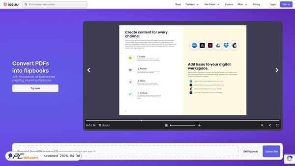 issuu.com screenshot