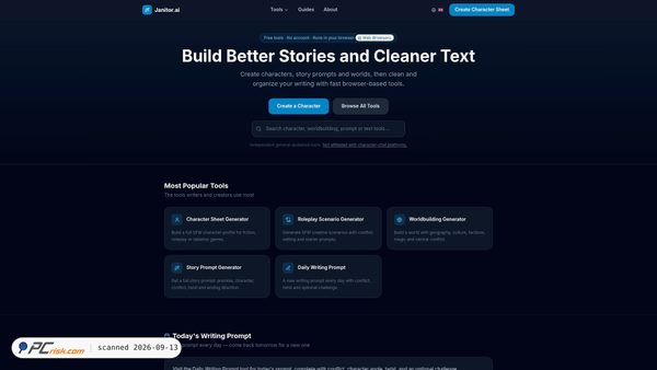 janitor.ai screenshot