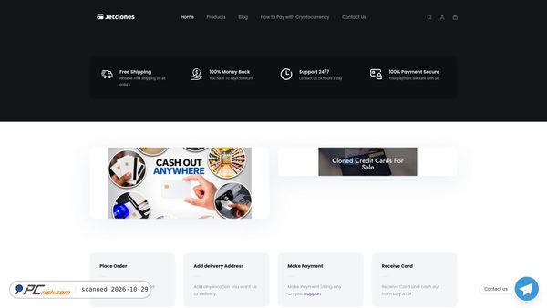 jetclones.com screenshot