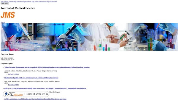 jms.ump.edu.pl screenshot