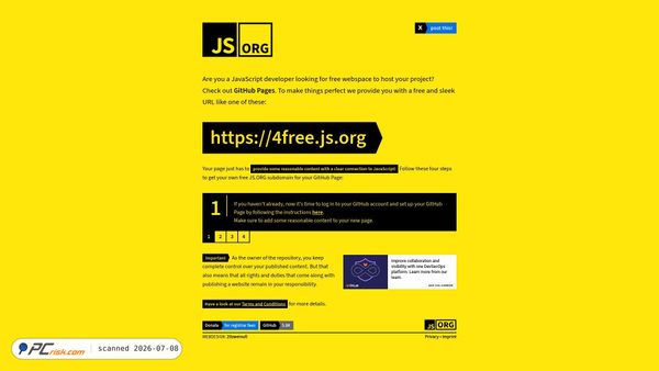 js.org screenshot