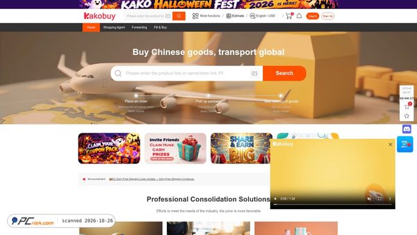kakobuy.com screenshot