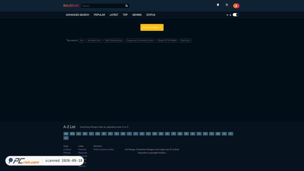 kaliscan.io screenshot