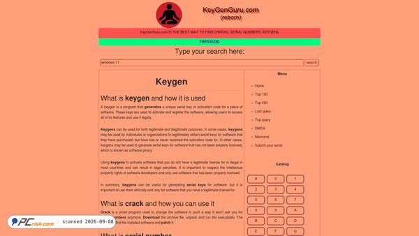 keygenguru.com screenshot