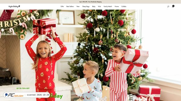 kytebabysacks.us.com screenshot