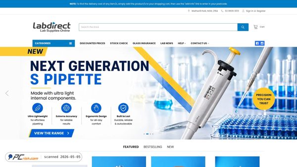 labdirect.com.au screenshot