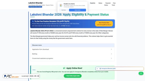 lakshmibhandar.com screenshot
