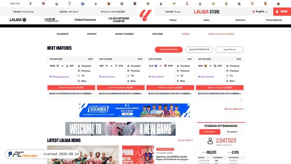 laliga.com screenshot