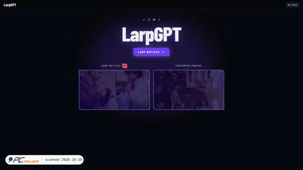 larpgpt.com screenshot
