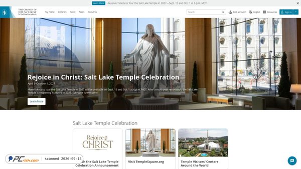 lds.org screenshot