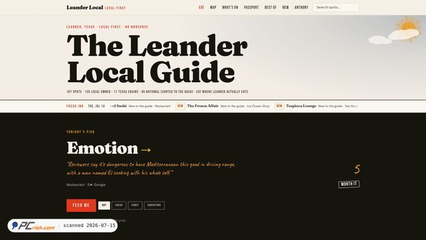 leanderlocalguide.com screenshot