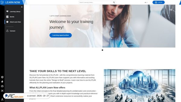 learnnow.allplan.com screenshot