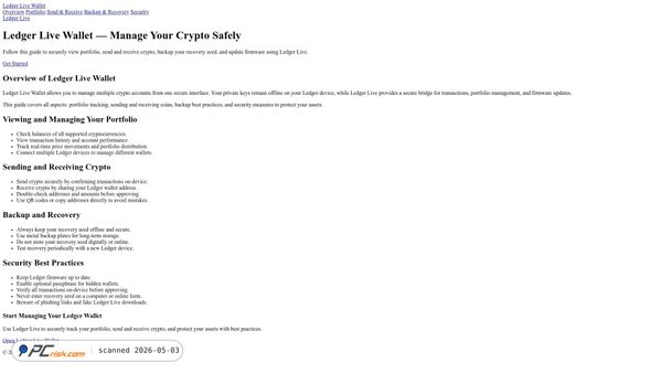 ledgerhomelive.pages.dev screenshot