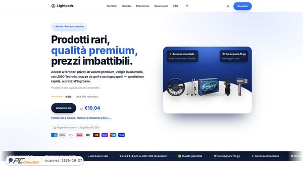 lightpodz.store screenshot