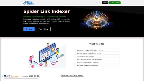 linksindexer.io screenshot