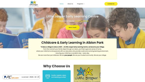 littlejasperearlylearning.com.au screenshot