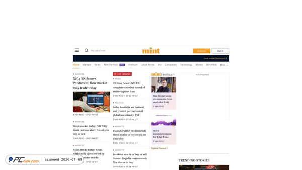livemint.com screenshot