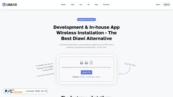 loadly.io screenshot