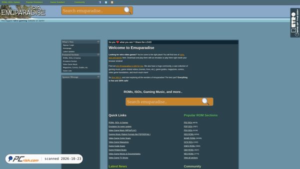 m.emuparadise.me screenshot