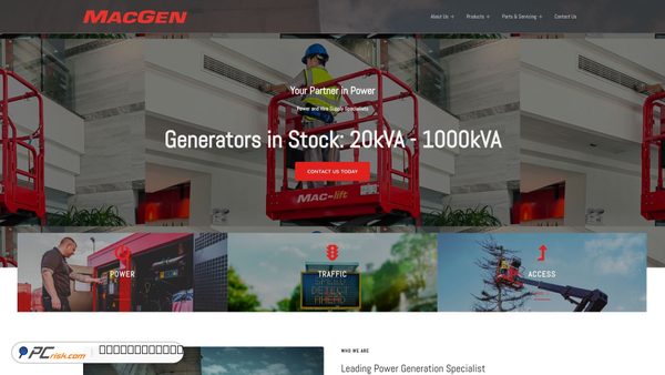 macgen.co.uk screenshot