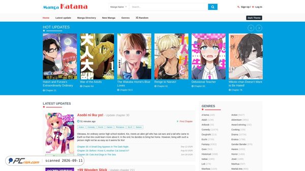mangakatana.com screenshot
