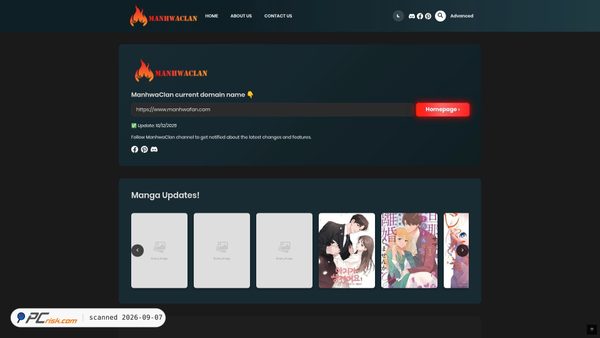 manhwaclan.co.uk screenshot