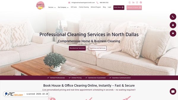 marinacleaningservicesllc.com screenshot