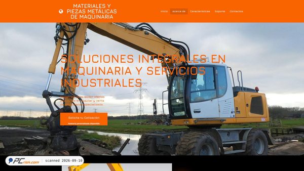 materialespiezasmetalicas.com screenshot