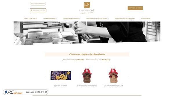 maxvauche-chocolatier.com screenshot