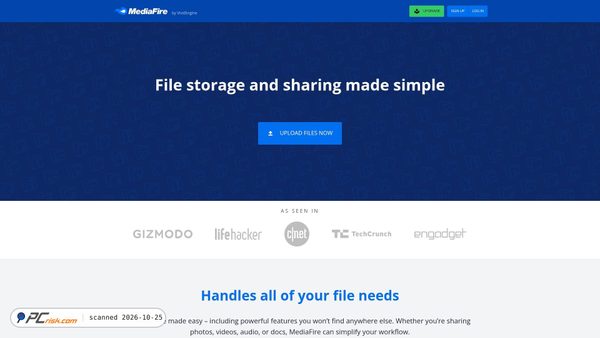 mediafire.com screenshot