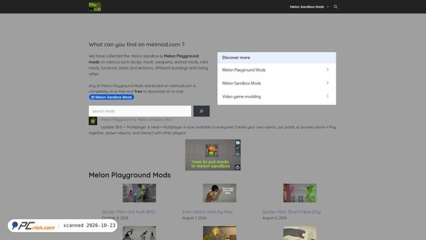 melmod.com screenshot