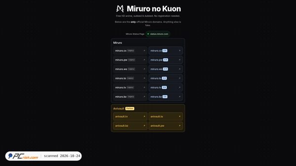 miruro.com screenshot