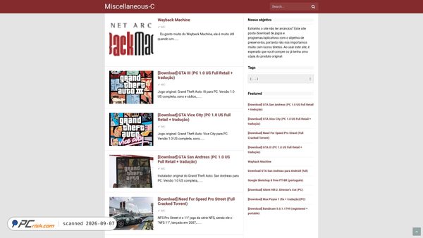 miscellaneous-c.blogspot.com screenshot
