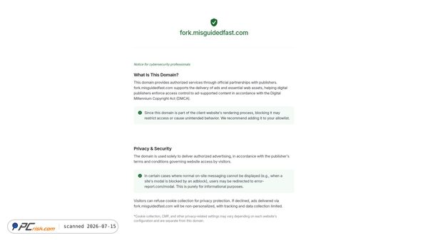 misguidedfast.com screenshot