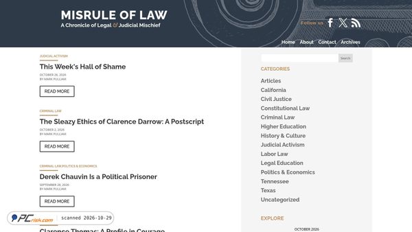 misruleoflaw.com screenshot