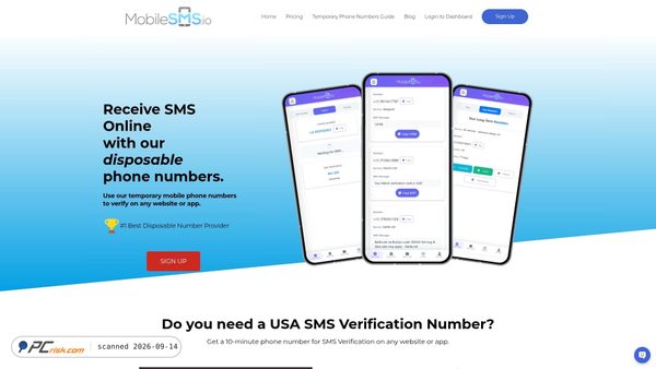 mobilesms.io screenshot